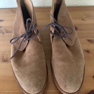 Warfield & Grand Tan Suede Chukka Boots- worn twice